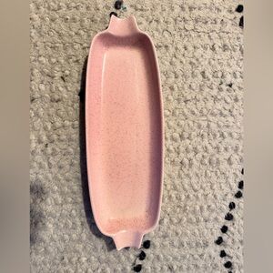 Small pink serving dish